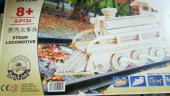 3D Büyük Ahşap Pazıl Maket Tren Lego Yapboz Puzzle - 2