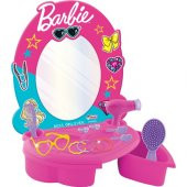 Barbie Güzellik Salonu Makyaj Masası Makyaj Seti Fön Makinesi - 4