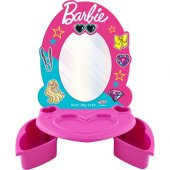 Barbie Güzellik Salonu Makyaj Masası Makyaj Seti Fön Makinesi - 5