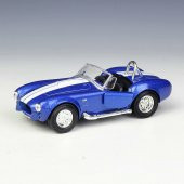 1965 Shelby Cobra 1:36 Ölçek -Lacivert - 4