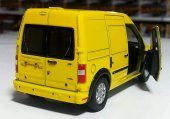 Ford Transit Connect 1/36 Ölçek Sarı Çek Bırak Metal Model Araba - 4