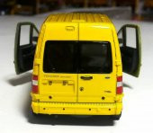 Ford Transit Connect 1/36 Ölçek Sarı Çek Bırak Metal Model Araba - 5