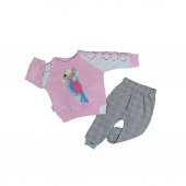 Kız Bebek Papağan Modelli İkili Takım - 3