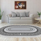 Decoling Safir 2212 Dekoratif Oval Halı - 2