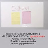 EVBUYA 120 Cm-150 Cm Beyaz Akıllı Kağıt - 4