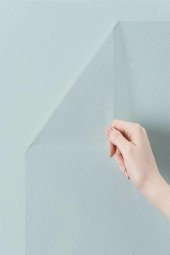 Akıllı Kağıt - 100x120 Cm Şeffaf, 1 Alana-1 Bedava Yapışkansız, Bantsız Tutunan Yazı Tahtası - 5