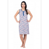 Çift Kaplan 7444 Kadın Askılı Gecelik Pijama Takımı Pamuklu - 1