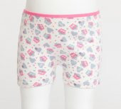 ÖDÜL 3009 KIZ ÇOCUK İKİLİ BOXER PEMBE %100 PAMUK - 1