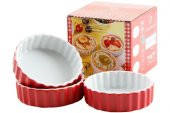Porland Kırmızı Tart Kalıbı 3 Parça - 1