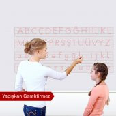 EVBUYA HARFLİ KLAVUZ ABCDE….abcde AKILLI KAĞIT - 1