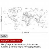 EVBUYA DÜNYA HARİTASI AKILLI KAĞIT - 3