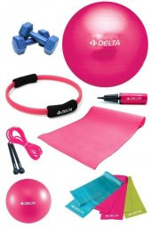 Delta 4 MM Minderli PFS Fuşya Full Pilates Seti ( 65 cm - 20 cm ) - 2