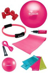 Delta 4 MM Minderli PFS Fuşya Full Pilates Seti ( 65 cm - 20 cm ) - 1