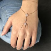 Kutup Yıldızı Gümüş Şahmeran Bileklik - 2