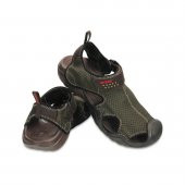 Crocs SWIFTWATER SANDAL - 45 Koyu Kahve Erkek Sandalet - 1