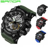 Sanda 759 Kol Saati Su Geçirmez Spor Asker S Shock - 1