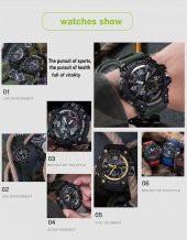 Sanda 759 Kol Saati Su Geçirmez Spor Asker S Shock - 8