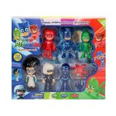 Pijamaskeliler Pjmasks Figür Oyuncak 10 Lu Set Pijamasks Figur - 3
