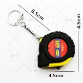 Çelik anahtarlık ŞERİT METRE (1 metre) 45mmx45mm - 3