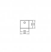 TEKA BE LINEA 45.40 RS15 PASLANMAZ ÇELİK TEZGAH ALTI EVYE - 3