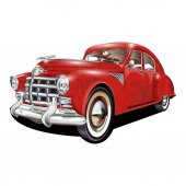 Decoling İpek Figürlü 554-Kırmızı Dekoratif Halı - 1