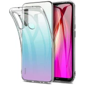 Xiaomi Redmi Note 8 Kılıf Şeffaf Silikon Tam Koruma Hibrit - 1