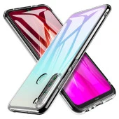 Xiaomi Redmi Note 8 Kılıf Şeffaf Silikon Tam Koruma Hibrit - 3