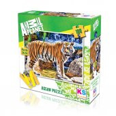 10102 Puzzle 100/AMAZİNG TİGER 100 PARÇA - 1