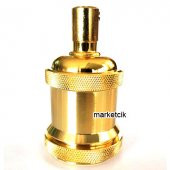 Marketcik Dekoratif Sarı Metal E27 Duy - 1