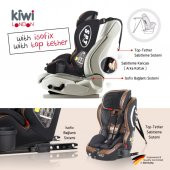 Kiwi London 9 Ay-12 Yaş İsofixli-Top Tether Oto Koltuğu - 10