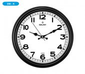 Galaxy Dekoratif Rakamlı Sessiz Akar Duvar Saati 30 cm - 8