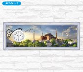 Galaxy Dekoratif Tablo Duvar Saati Ayasofya Cami İzmir Alaçatı - 1