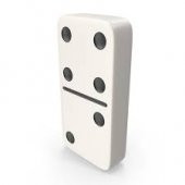 Çantalı Seramik Kemik Domino Oyunu Seti - 4