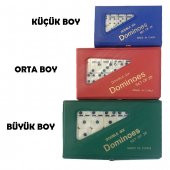 Çantalı Seramik Kemik Domino Oyunu Seti - 5