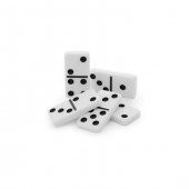 Çantalı Seramik Kemik Domino Oyunu Seti - 6