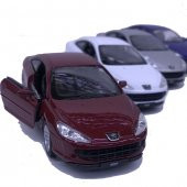 Peugeot Pejo 407 Coupe Çek Bırak Oyuncak Araba Model Metal 12cm - 1