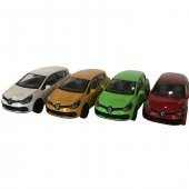 Renault Clio RS Çek Bırak Araba Model Metal Oyuncak Araba 12cm - 2