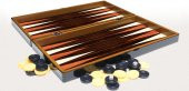 Yenigün Ahşap Ceviz Tavla Takımı Backgammon Büyük Boy - 1