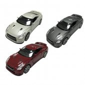 1:36 Metal Model Klasik Çek Bırak Nissan GTR Oyuncak Araba - 1