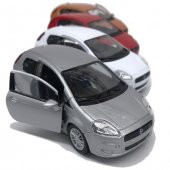 1:36 Metal Model Klasik Çek Bırak Fiat Grande Punto Oyuncak Araba - 1