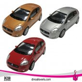 1:36 Metal Model Klasik Çek Bırak Fiat Grande Punto Oyuncak Araba - 3