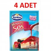 KENTON SOS NEŞELİ TATLAR MEYVELİ 80GR 4LÜ - 1