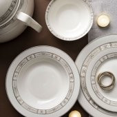 Emsan New Bone Galya 60 Parça Yemek Takımı - 1