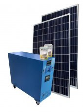 ALPEX TS1000 GÜNEŞ ENERJİSİ BAĞ EVİ SOLAR PAKET 170W GÜNEŞ PANELİ 100 AH JEL AKÜ 1000 WATT İNVERTER - 3