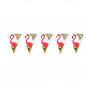 TFL8849 Flamingo Kağıt Bayrak Seti -Balonevi - 1