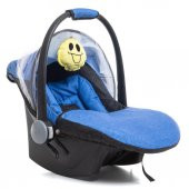 Bebebebek Lüx Pedli Bebek Taşıma, Bebek Oto Koltuğu Puset Cibinlikli - 6
