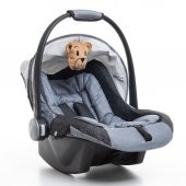 Bebebebek Lüx Pedli Bebek Taşıma, Bebek Oto Koltuğu Puset Cibinlikli - 7