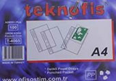 Teknofis A4 XL 100 lü Poşet Dosya - 2