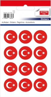 Tanex Stc-255 2 Adet 25 Mm Bayrak Etiketi - 1