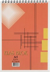 Klas A5 Spiralli 40 Yaprak Kareli Bloknot - 1